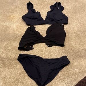 Sea Level black bikini.  Size 10
